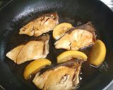 ぶりの塩レモン照り焼き作り方3写真