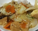 厚揚げと豚こまの★うま煮あんかけ★ご飯作り方8写真