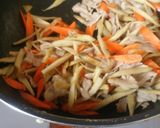 豚肉入り☆うちのきんぴらごぼう作り方6写真