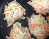 チーズがカリカリ♪人参のチヂミ風作り方3写真
