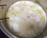 スープまで飲み干せる！ゴマ豆乳うどん作り方2写真