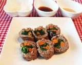レンジで簡単！楽チン＊ロールハンバーグ作り方33写真