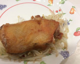 ファミレス風　チキンステーキねぎ塩ソース作り方3写真