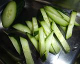 きゅうりのベーコン巻き作り方1写真