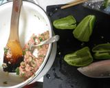 グリルでピーマン肉づめ作り方1写真
