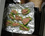 グリルでピーマン肉づめ作り方2写真
