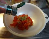 お手軽トマトのブルスケッタ作り方1写真