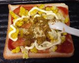 カレーマヨコーントースト作り方1写真