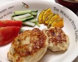 簡単！鶏ひき肉で豆腐紫蘇バーグ♪作り方7写真