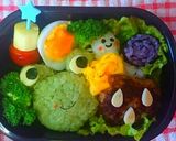 梅雨のお弁当 かたつむり＆カエル作り方1写真