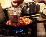 砂ずりマリネのホットサラダ作り方9写真
