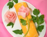 父の日に✿バラのマヨサーモン卵太巻き作り方8写真