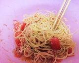 トマトとツナの冷製パスタ♪温でも♡作り方3写真