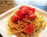 トマトとツナの冷製パスタ♪温でも♡作り方4写真