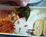 キャラ弁♡おのれ狸弁当©鬼灯の冷徹作り方5写真