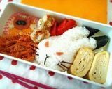 キャラ弁♡おのれ狸弁当©鬼灯の冷徹作り方13写真