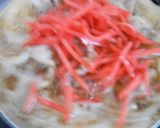 豚小間切れ肉と紅ショウガ入り豚玉丼作り方8写真