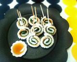 お弁当に♪大葉と海苔のちくわ巻き作り方9写真
