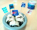 お弁当に♪大葉と海苔のちくわ巻き作り方10写真