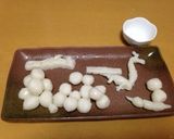 男の子供と簡単おだんご作り方7写真