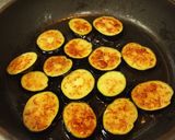 フライパンで焼き茄子のツナマヨおろし添え作り方3写真