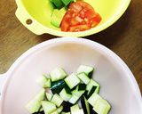 茄子とアボカドとトマトで夏ご飯作り方1写真