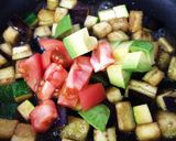 茄子とアボカドとトマトで夏ご飯作り方4写真