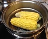 朝どれトウモロコシ冷製スープ作り方1写真