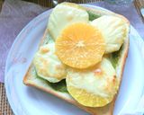 ❂オレンジjuicy❂抹茶チーズトースト作り方8写真