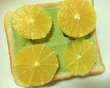 ❂オレンジjuicy❂抹茶チーズトースト作り方6写真