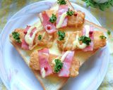 リメイク⋆ベーコンポテトトースト作り方5写真