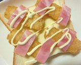 リメイク⋆ベーコンポテトトースト作り方4写真