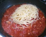 ツナの簡単ペスカトーレ♪トマトパスタ♪作り方5写真