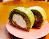 絶品☆抹茶クリームチーズロールケーキ作り方11写真
