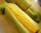 旬のトウモロコシときのこ大葉しらすパスタ作り方1写真