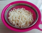 大手ファミレスガ○トのサラダうどん♡作り方3写真