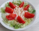 大手ファミレスガ○トのサラダうどん♡作り方6写真