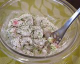 おつまみに♡*エビタコ空豆の一口揚げ*作り方3写真