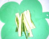 鶏皮とｷｭｳﾘとﾐｮｳｶﾞの付け合わせ&作り方1写真