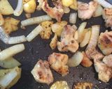 焼き鶏もも肉のトマトリゾット作り方4写真