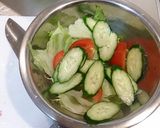 暑い日に♥5分で出来ます♥サラダうどん作り方2写真