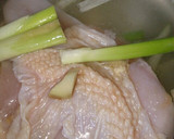 食欲の出る鶏のむね肉とザーサイのお茶漬け作り方1写真