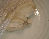 食欲の出る鶏のむね肉とザーサイのお茶漬け作り方2写真