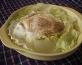 超簡単！!白菜&たまごをレンジでチン作り方3写真