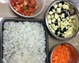 夏野菜のキーマカレー☆作り方1写真