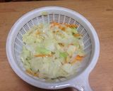 簡単‼︎さっぱりキャベツのすりゴマ和え♫作り方1写真