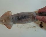 圧力鍋でスルメイカ長芋の煮物☆と裁き方★作り方1写真