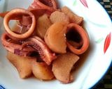 圧力鍋でスルメイカ長芋の煮物☆と裁き方★作り方17写真