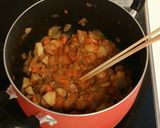 トマトソースを簡単リメイク★バターカレー作り方1写真