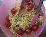 ひんやり簡単！バジルの冷製パスタ☆作り方6写真